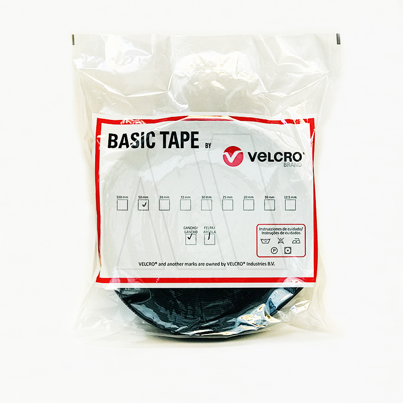 CINTA ABROJO VELCRO 70% NYLON 50MM X 10MTS