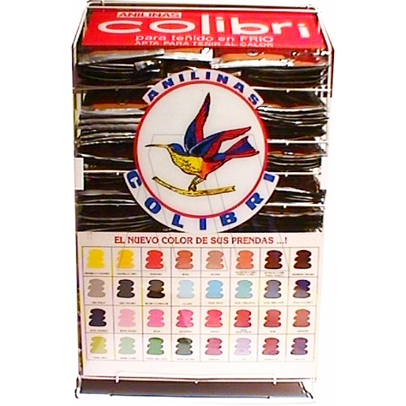EXHIBIDOR DE ANILINAS COLIBRI X 180 SOBRES