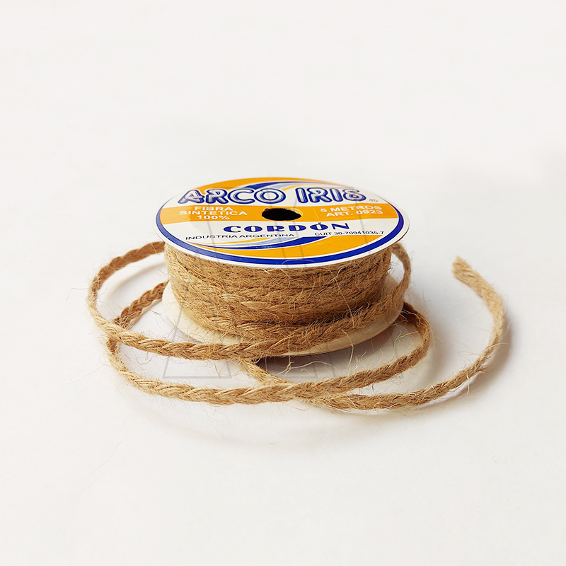 CORDON YUTE 5MM X 5MTS