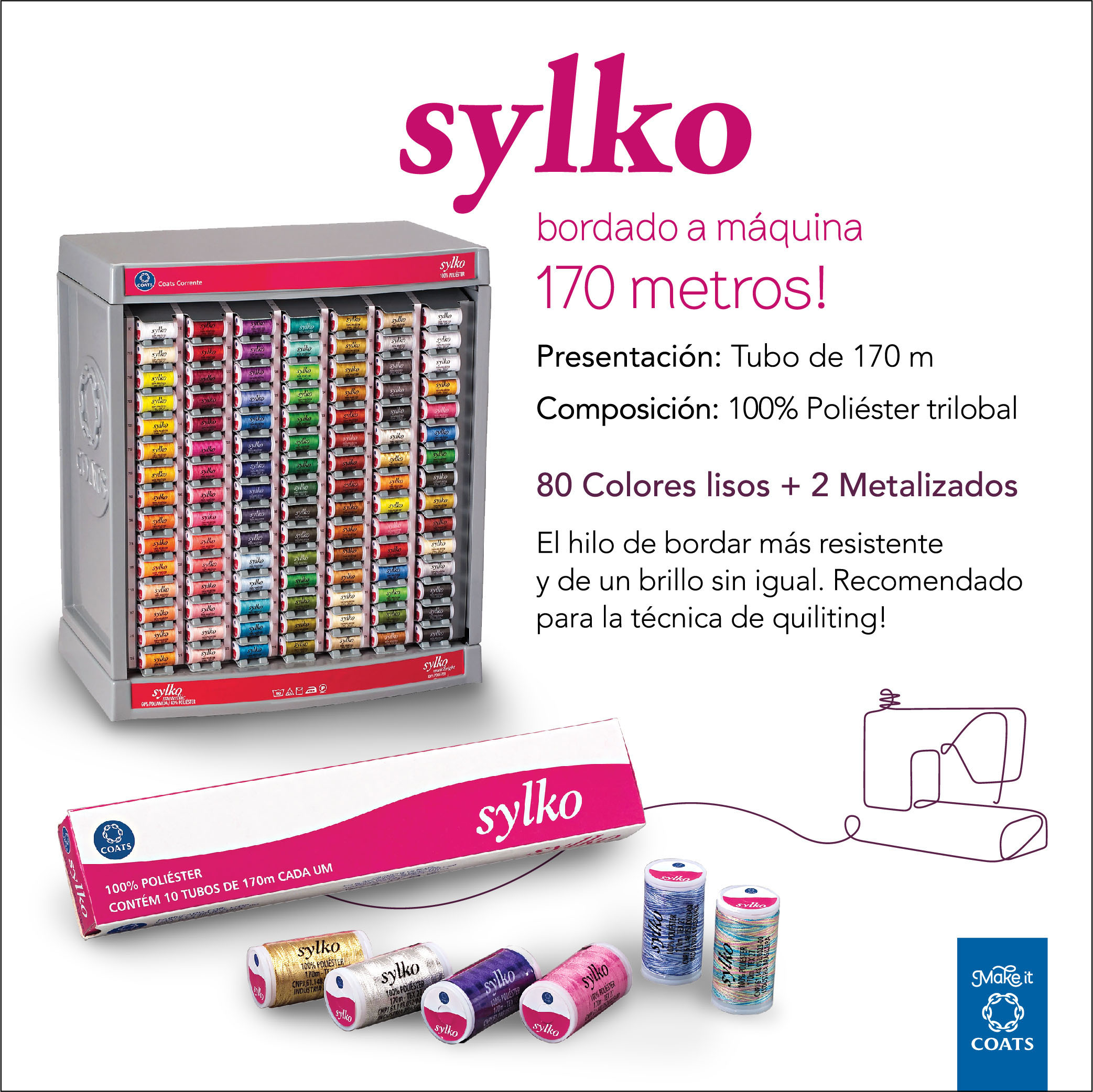 EXHIBIDOR SYLKO 312 TUBOS X 170MTS