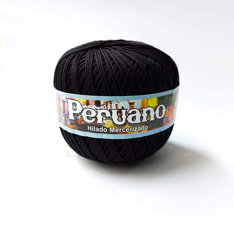 HILO PERUANO NEGRO 10 OV X 100GRS