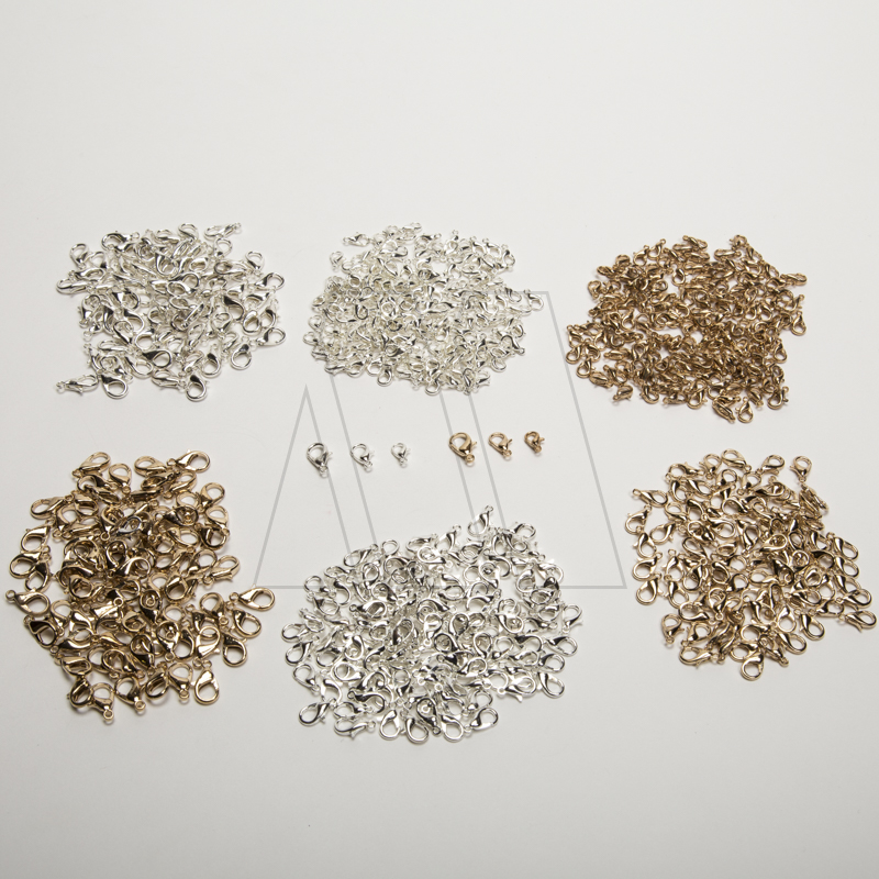MOSQUETON BIJOU METALICO 21MM X 100UN