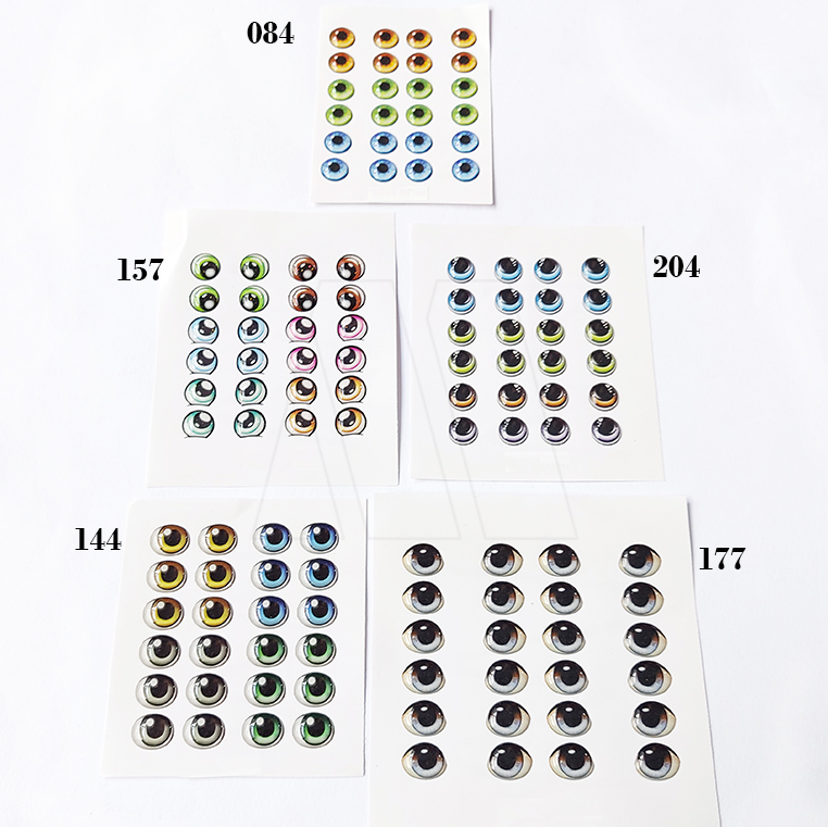 OJOS AUTOADHESIVOS CHICOS X 12 PARES