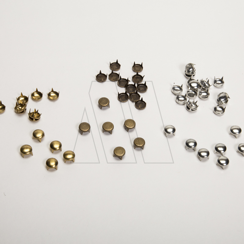 TACHAS C/PATITAS 9MM BOMBE,PLANAS X 100UN