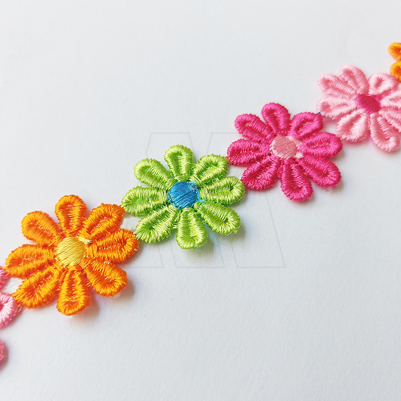 GUIPURE MARGARITA MULTICOLOR X 15 YDS