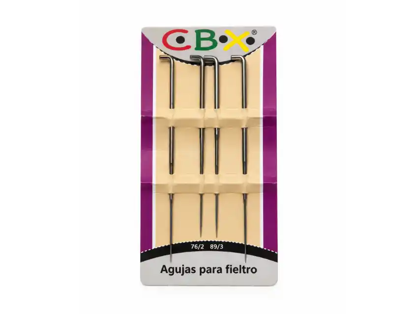 AGUJA P/FIELTRO CBX X 4UN
