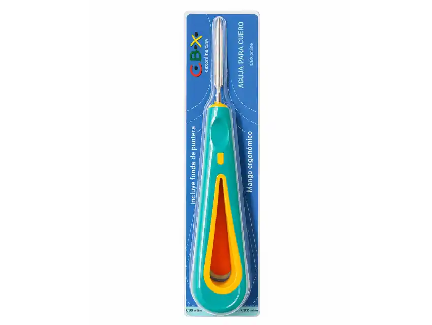 AGUJA PARA CUERO MANGO ANATÓMICO PUNTA PUNZON CBX X UN 
