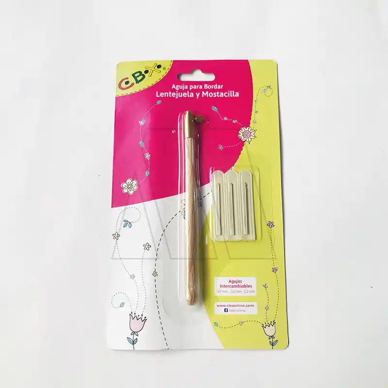 AGUJA P/BORDAR LENTEJUELA Y MOSTACILLA