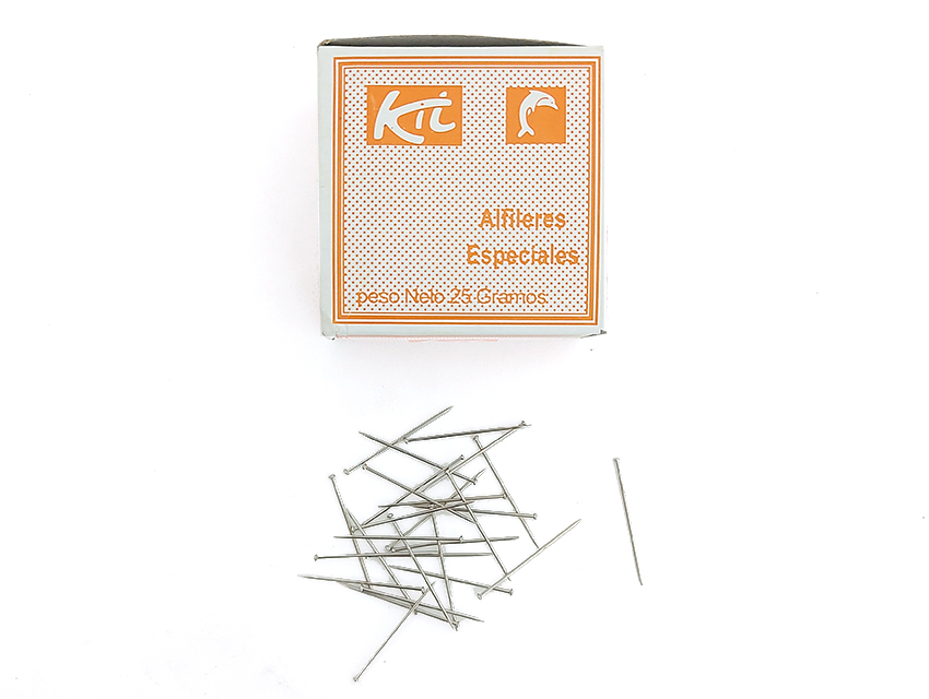 ALFILER DE ACERO Nº3 12 CAJAS X 25GR C/U