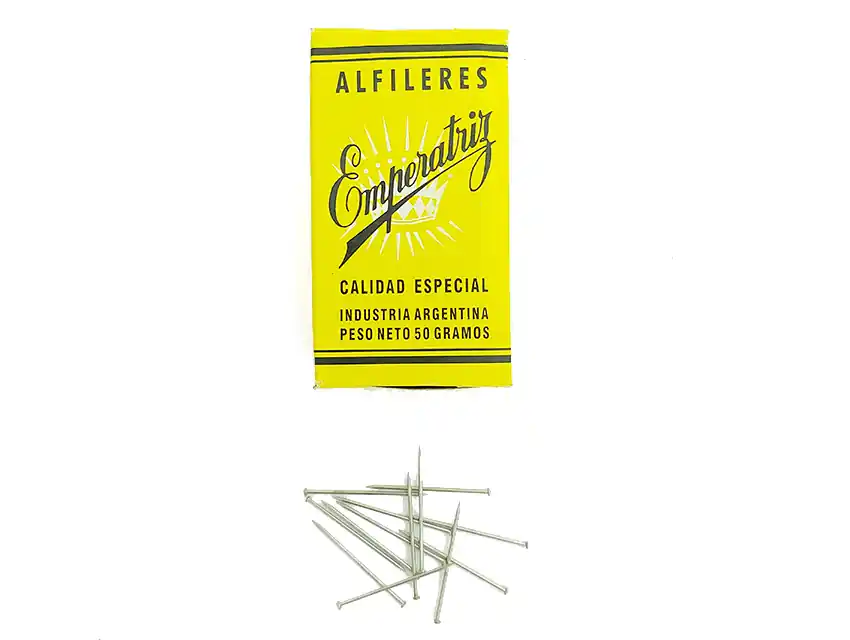 ALFILER NIQUELADO EMPERATRIZ X 50GRS