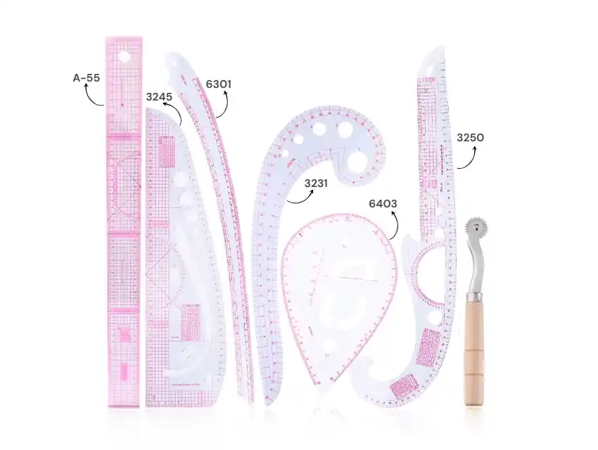 KIT REGLAS DE COSTURA X 7UN