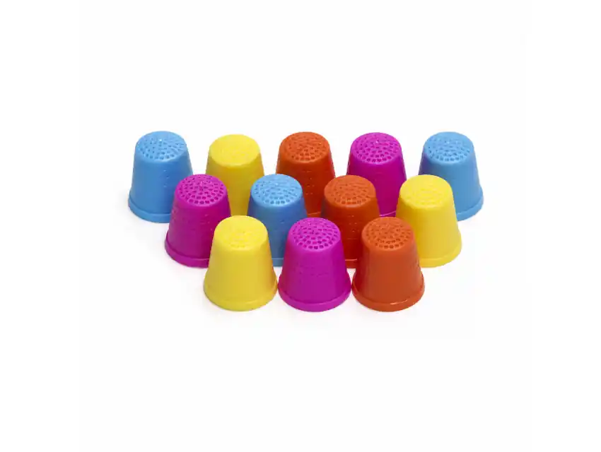 DEDAL PLASTICO CBX COLORES SURTIDOS X 12UN