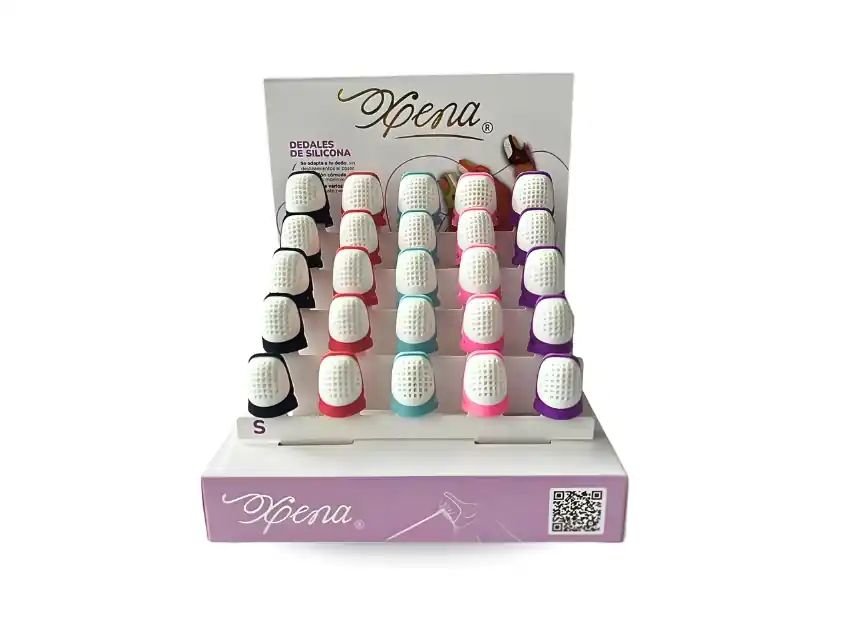 CAJA EXHIBIDORA DEDALES SILICONA X 25UN