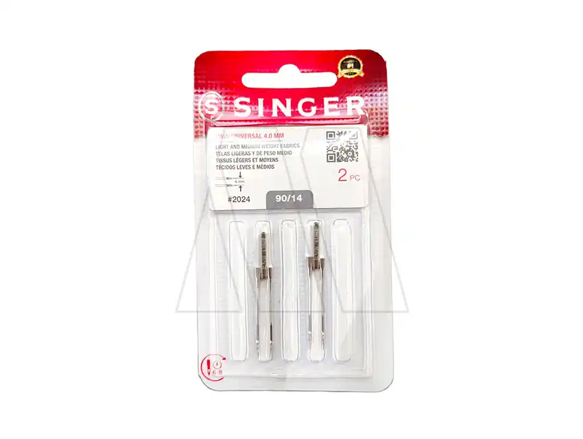 AGUJAS SINGER DOBLE PUNTA Nº 14 X 2UN (EL PRECIO ES POR LAS 2UN)