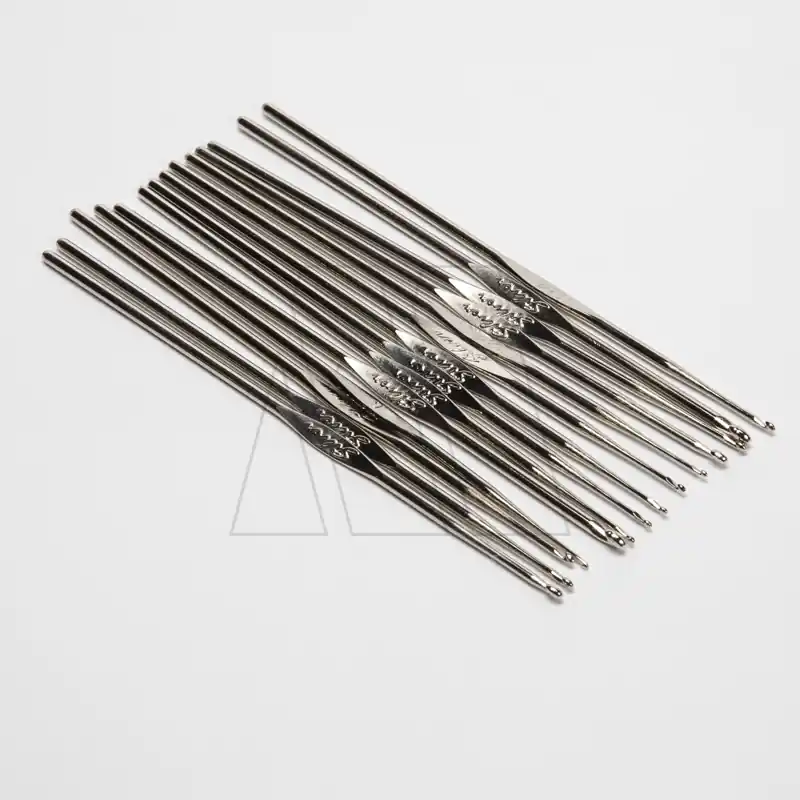 AGUJAS CROCHET IMPORTADAS SILVER X 12UN