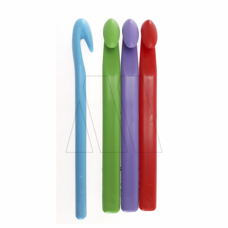 AGUJAS CROCHET PVC PACK X 6UN