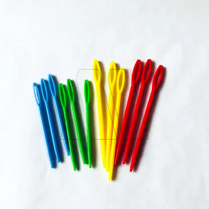 SET DE AGUJAS P/LANA PLASTICAS SURTIDAS X 60UN