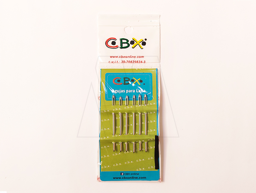 SET DE AGUJAS P/LANA S/PUNTA Nº55  10 BLISTER X 6UN