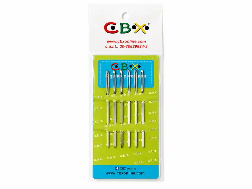 SET DE AGUJAS P/LANA S/PUNTA Nº70  10 BLISTER X 6UN