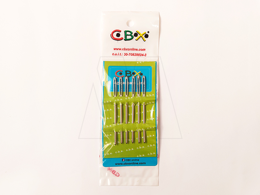 SET DE AGUJAS P/LANA S/PUNTA Nº70  10 BLISTER X 6UN