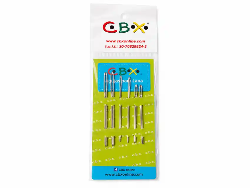 SET DE AGUJAS P/LANA MEDIDAS SURTIDAS  10 BLISTER X 6UN