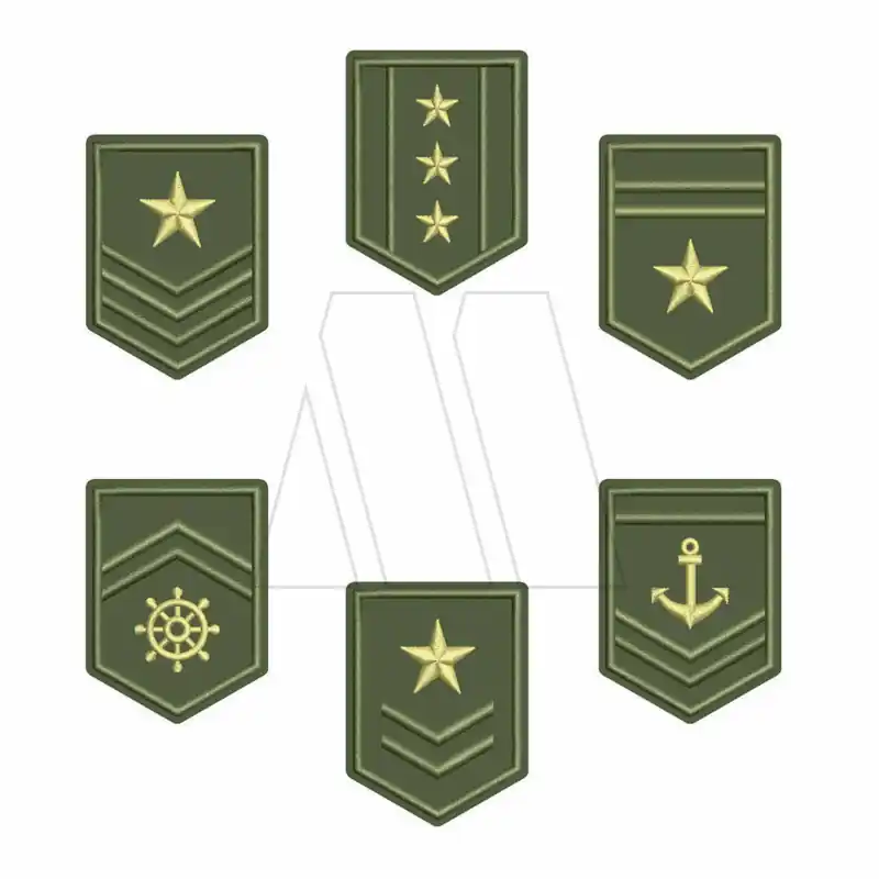 APLIQUE BORDADO ESCUDO VERDE X 6UN