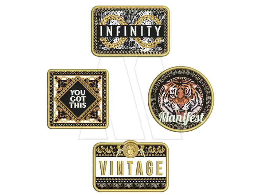 APLIQUE BORDADO TERMOAD INFINITY X 4UN