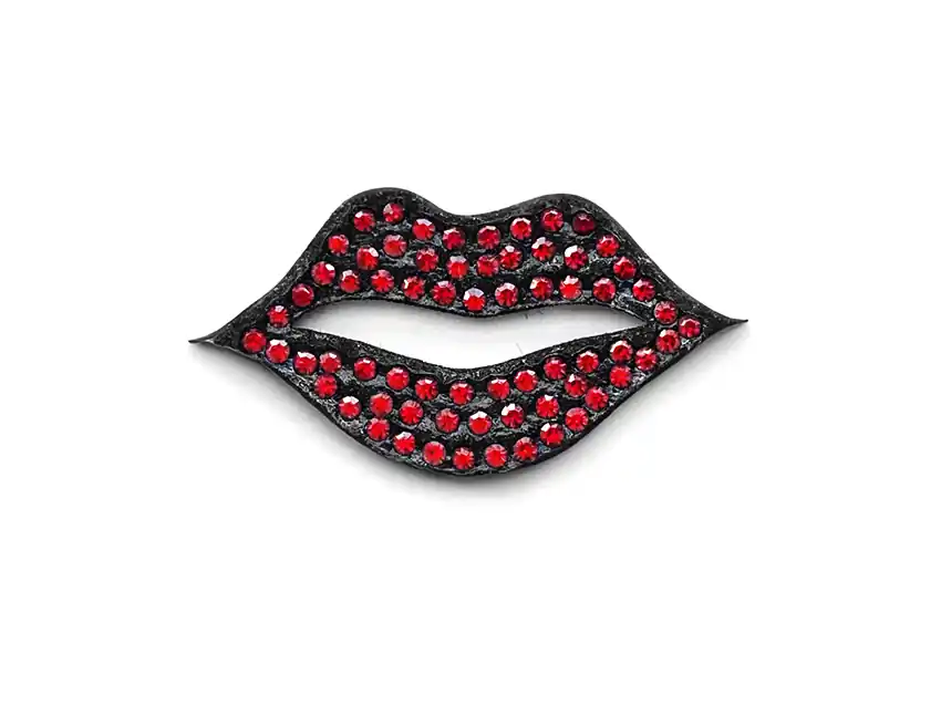 APLIQUES STRASS BOCA 2,5CM X 4CM X 12UN