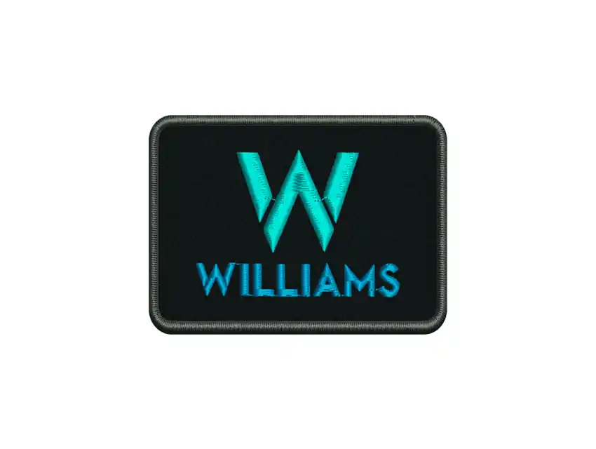 APLIQUE BORDADO TERMOAD WILLIAMS 6,2CM X 9,4CM X 1UN