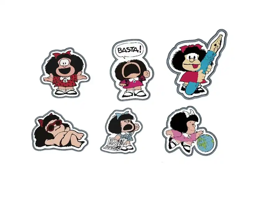 APLIQUE BORDADO PERSONAJE HISTORIETA 6CM X 6,5CM X 6UN