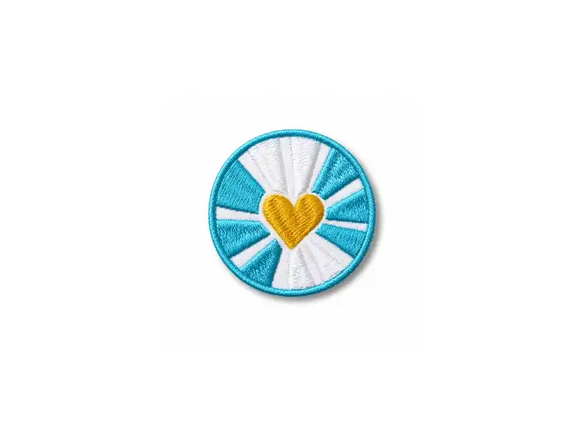 APLIQUE BORDADO TERMOAD INSIGNIA ARGENTINA 4CM X 4CM X 6UN