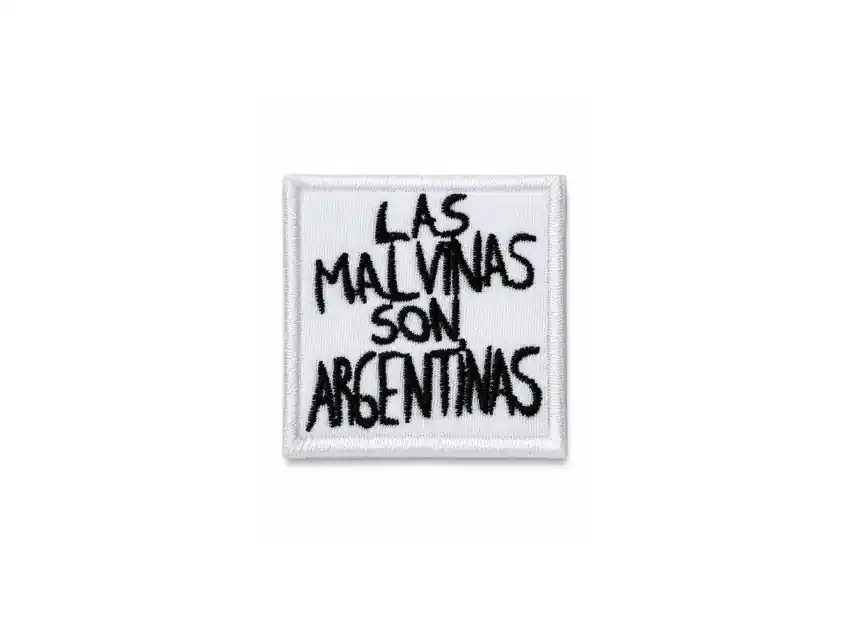 APLIQUE BORDADO TERMOAD MALVINAS ARGENTINAS 5,5CM X 5,7CM X 4UN