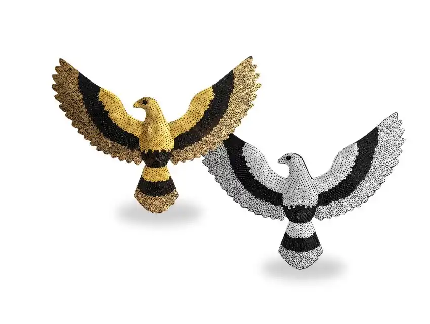 APLIQUE TERMOAD CON LENTEJUELAS AGUILA 27CM X 22CM X 2UN