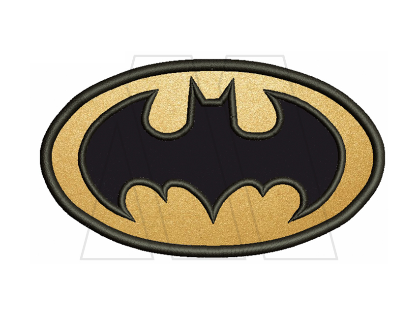APLIQUE BORDADO TERMOAD MOTIVO 1 BATMAN X 2UN