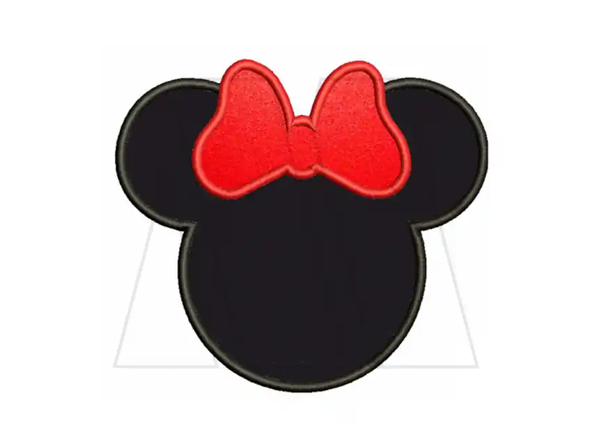 APLIQUE BORDADO TERMOAD MOTIVO 4 MINNIE MOUSE X 2UN