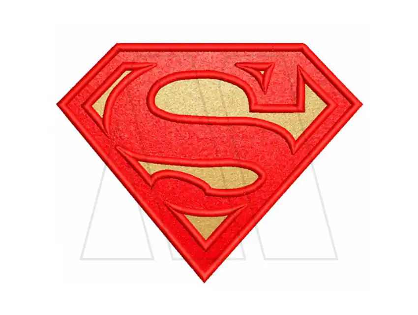 APLIQUE BORDADO TERMOAD MOTIVO 5 SUPERMAN X 2 UN