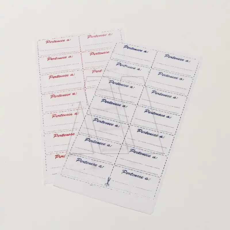 ETIQUETA TERMOAD IDENTIFICADORA 6 PLANCHAS X 14 UN