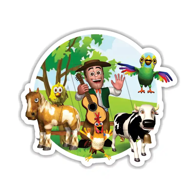 APLIQUE ESTAMPADO TERMOAD LA GRANJA DE ZENON X 6UN