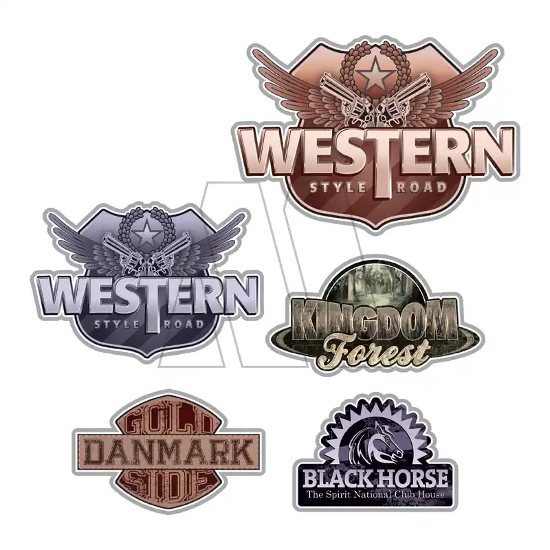 APLIQUE ESTAMPADO BLACK HORSE GRANDE X 12UN