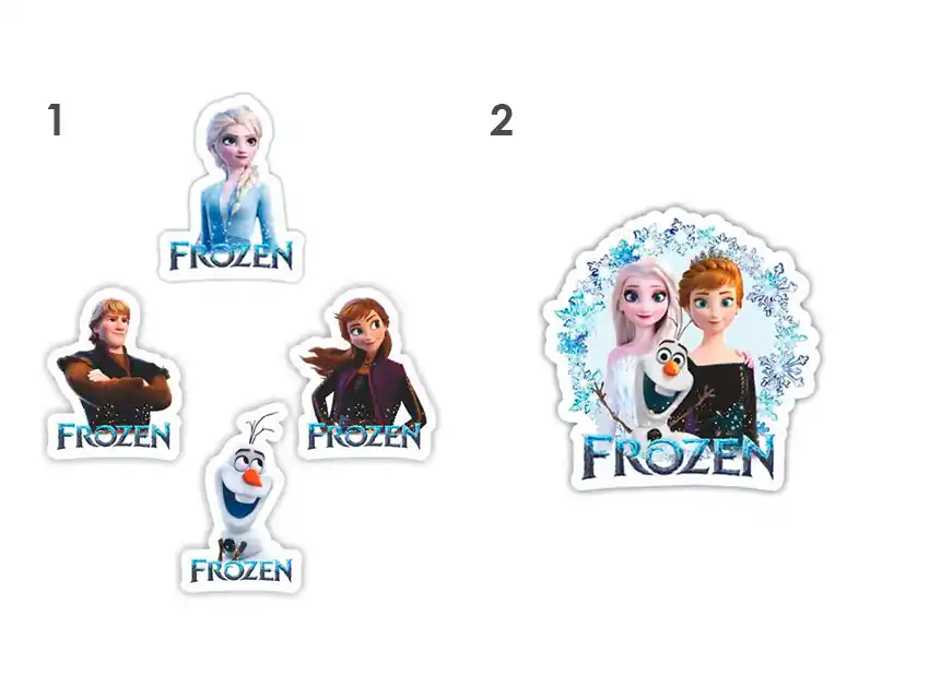 APLIQUE ESTAMPADO TERMOAD FROZEN GRANDE X 6UN