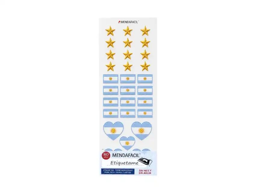 ETIQUETA SELECCION TERMOADHESIVA PARA TELA X 6 UN