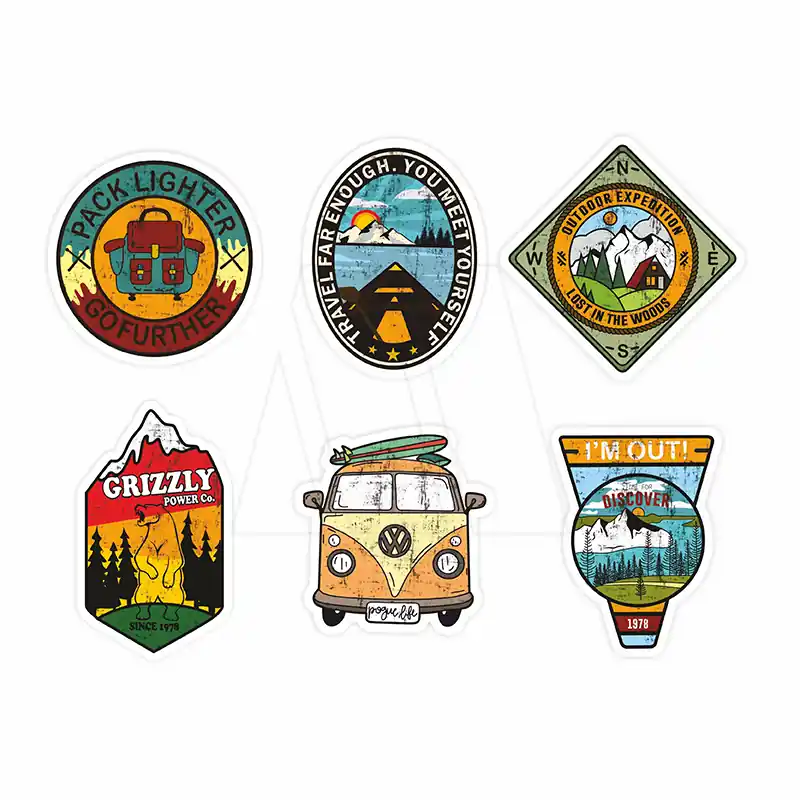 APLIQUE ESTAMPADO TERMOAD ETIQUETA TRIP X 6UN