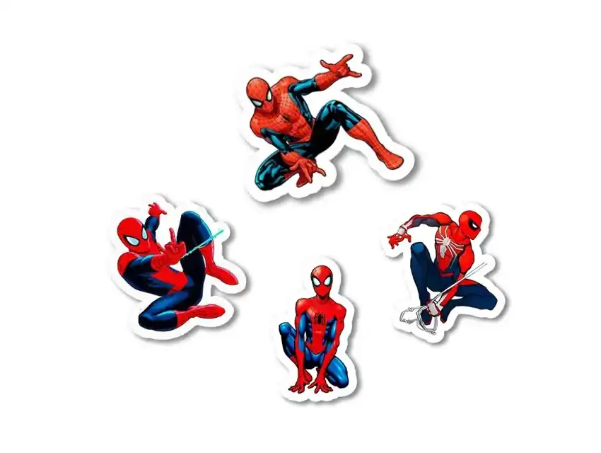 APLIQUE ESTAMPADO TERMOAD SUPERHEROE 6,5CM X 7CM X 12UN SURTIDAS