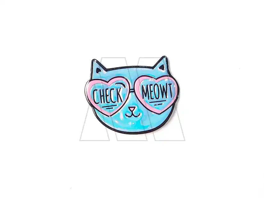 APLIQUE TORNASOL TERMOAD GATITO C/ANTEOJOS 5CM X 4CM X 4UN