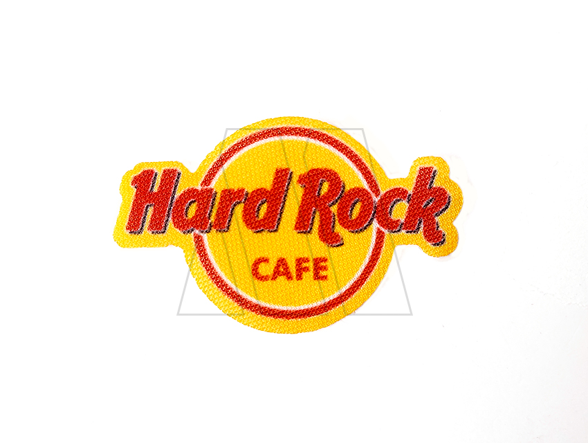 APLIQUE ESTAMPADO TERMOAD HARD ROCK CAFE X 6UN