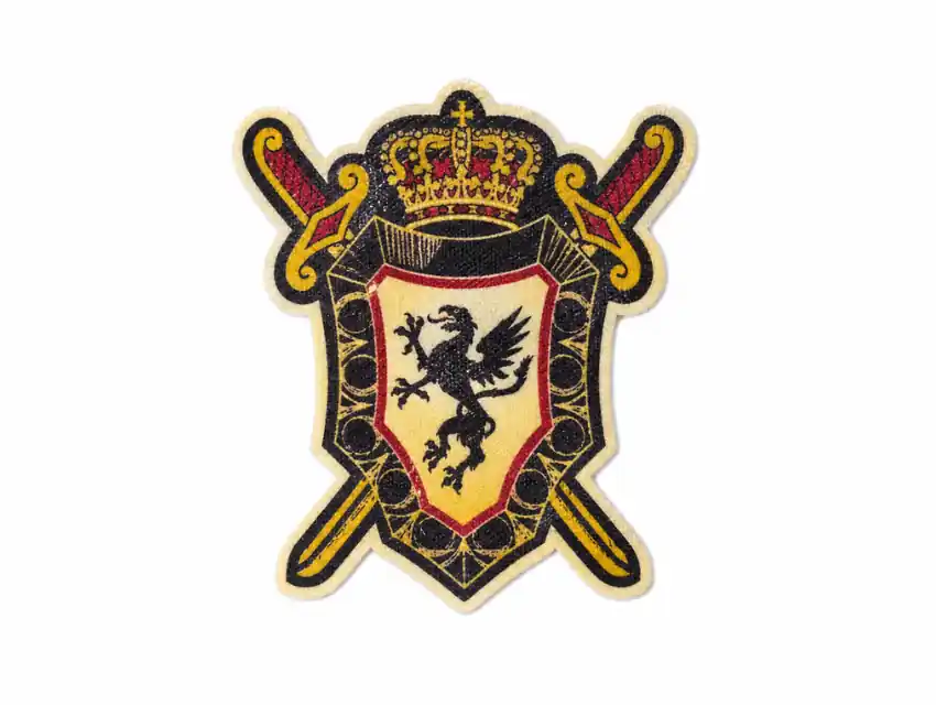APLIQUE ESTAMPADO TERMOAD ESCUDO DRAGON X 6UN