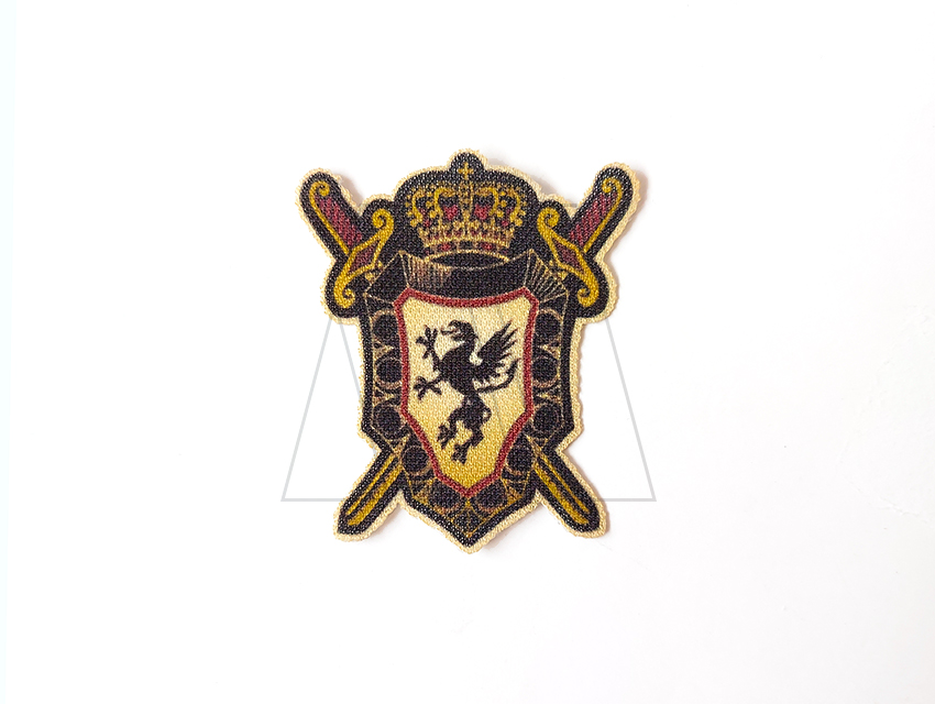 APLIQUE ESTAMPADO TERMOAD ESCUDO DRAGON X 6UN
