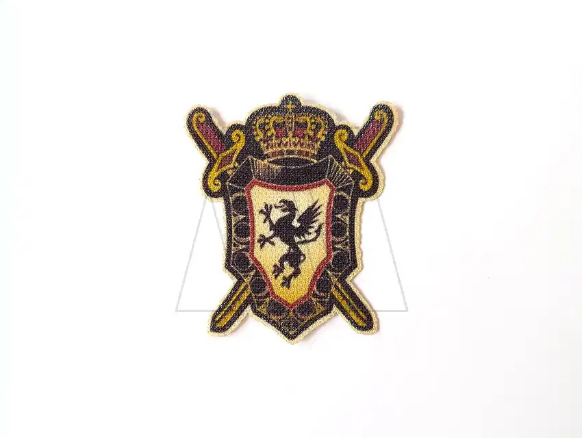 APLIQUE ESTAMPADO TERMOAD ESCUDO DRAGON X 6UN