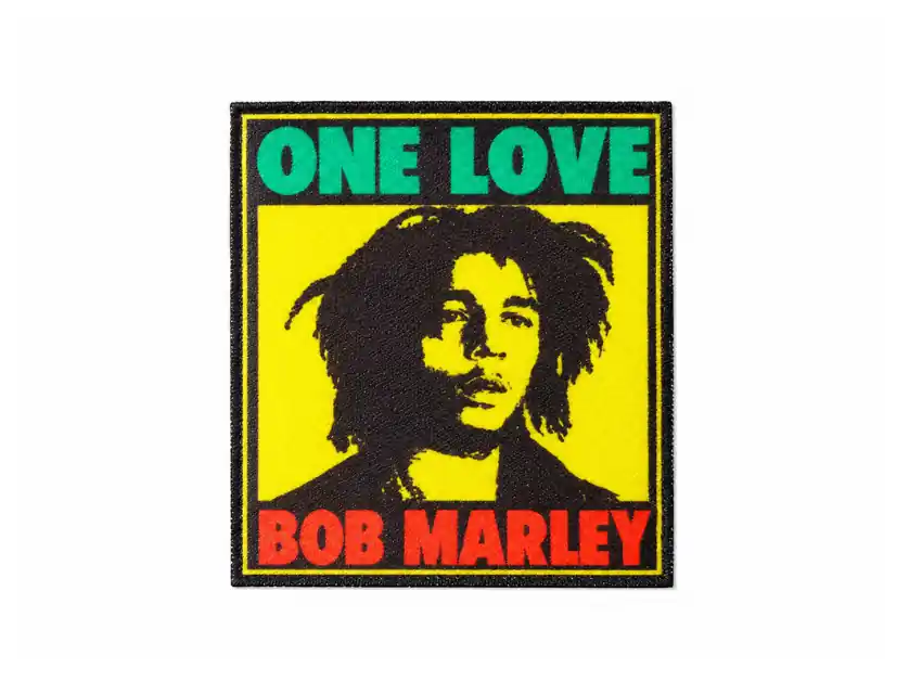 APLIQUE ESTAMPADO TERMOAD BOB MARLEY X 6UN