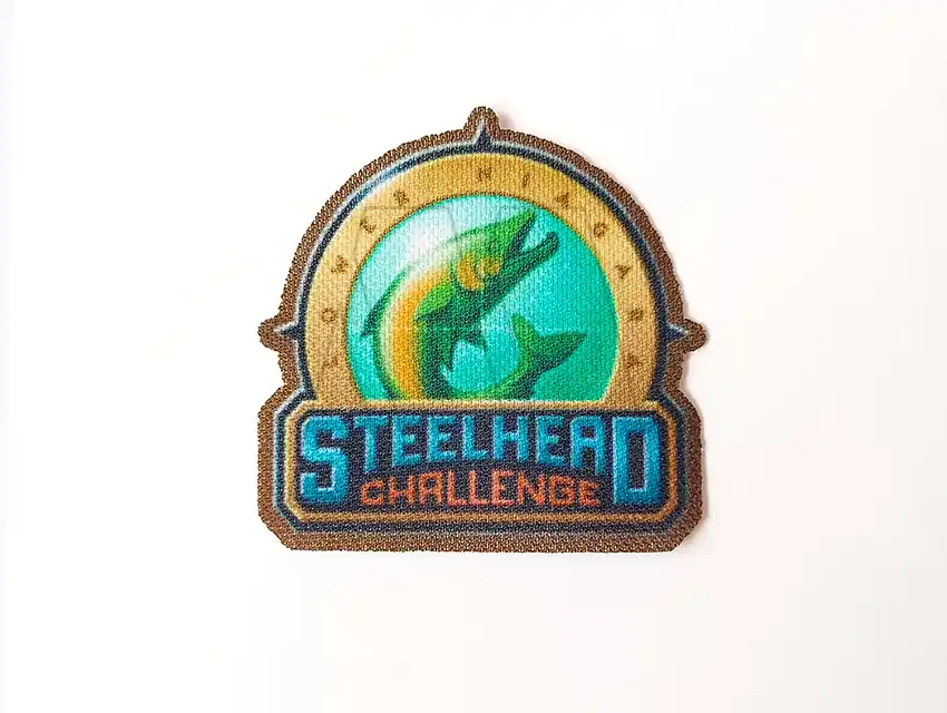 APLIQUE ESTAMPADO TERMOAD STEELHEAD CHALLENGE X 6UN
